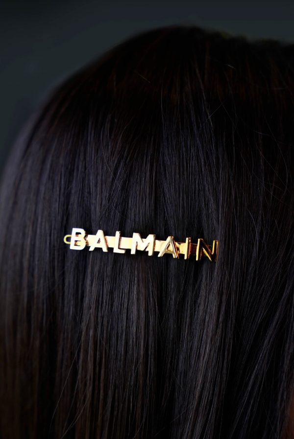 Balmain Paris Hair Couture Hair Slide Gold